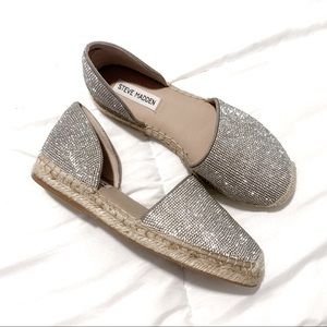 Amethyst Rhinestone d’Orsay Espadrille